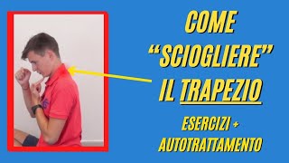 Come quotscioglierequot il muscolo TRAPEZIO Esercizi mirati  autotrattamento [upl. by Lemmuela]