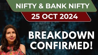 Nifty Prediction For Tomorrow  25 October  Bank Nifty Analysis  Stock Market Tomorrow  Payal [upl. by Reifinnej]