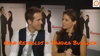 Exclusive Sandra Bullock and Ryan Reynolds talk flirty about The Proposal [upl. by Thornton372]