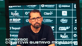 Coritiba 3 x 0 Goiás  Coletiva Gustavo Morínigo [upl. by Mchail597]