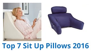 7 Best Sit Up Pillows 2016 [upl. by Gaeta463]