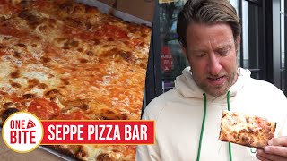 Barstool Pizza Review  Seppe Pizza Bar Staten Island NY [upl. by Elitnahc344]