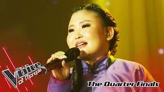 EnkhmaaA  quotBi Mongol hunquot  The Quarter Final  The Voice of Mongolia 2022 [upl. by Annauqahs]