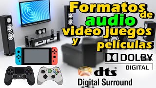 Qué es dolby DTS y lpcm formatos de audio en videojuegos y películas [upl. by Eloisa936]