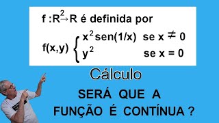 GRINGS  CONTINUIDADE DA FUNÇÃO COM DUAS VARIÁVEIS  Cálculo II [upl. by Quenby]