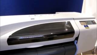 DesignJet 500 replace printhead repair [upl. by Newsom]