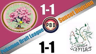 Pokémon Draft League  Scarborough Sceptiles VS Cherry Hill Bellsprouts  S7 W3 Sunset Div [upl. by Guimar]