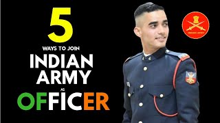 5 Ways To Become Indian Army Officer Hindi  Defence Direct Education [upl. by Woodford216]