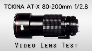 TOKINA ATX 80200mm f28 LENS TEST  Vintage Lenses for video DSLRs [upl. by Adnarem]