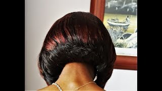 TUTO PERRUQUE COUPE CARREE How i make my wig Perruque lace frontal carrée [upl. by Annelg]