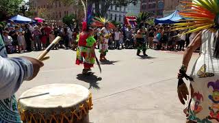 Chimalli  Aztec Dance at Olvera Street 2018 [upl. by Atteiram]