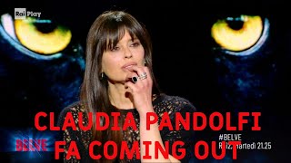 Claudia Pandolfi fa coming out a Belve [upl. by Gaulin]