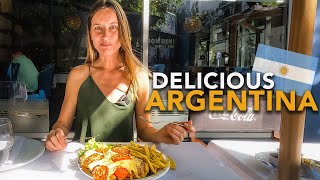 I tried the BEST Argentinian street food of Buenos Aires according to Netflix [upl. by Nylram]