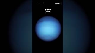 NASA captures clearest view of Neptune in more than 30 years  shorts yahooaustralia [upl. by Senn555]