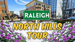 Walking Tour of North Hills in Midtown Raleigh North Carolina [upl. by Kcirreg]