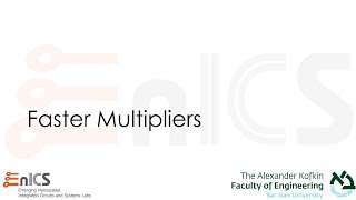 VLSI  Lecture 10d Fast Multipliers [upl. by Ecneralc]