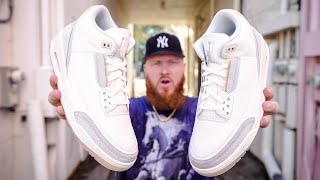 THE JORDAN 3 CRAFT IVORY ARE MY NEW FAVORITE SNEAKERS [upl. by Nosyrb]