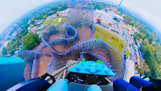 Iron Gwazi Busch Gardens Tampa Bay  ONRIDE  hybrid roller coaster POV [upl. by Rame]