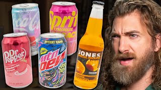 Weird New Soda Flavors Taste Test [upl. by Rez]