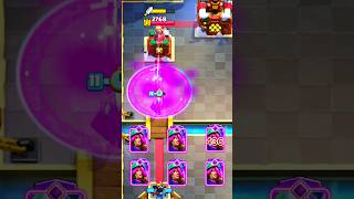 Evolution Musketeer Damage Battle 🥵🥵 clashroyale supercell gaming shorts [upl. by Ehcnalb]