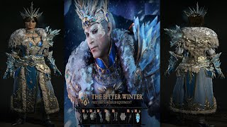 The Bitter Winter Sorcerer Set  Diablo 4 Cosmetic Showcase [upl. by Brier]