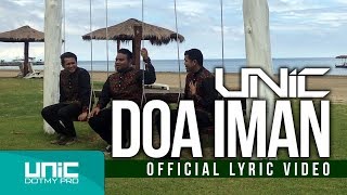 UNIC  DOA IMAN OFFICIAL LYRIC VIDEO ᴴᴰ [upl. by Olsson759]