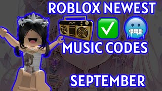 Roblox Music CodesIDs September 2024 WORKING ROBLOX ID [upl. by Corry]