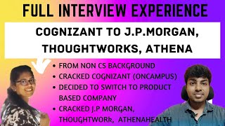 CTS JP Morgan Thoughtworks Athena Interview Experience  How Bhavya cracked multiple Tech Companies [upl. by Eelyak]