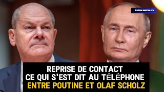 Reprise de contact  Ce qui sest dit au téléphone entre Poutine et Olaf Scholz [upl. by Eugnimod410]