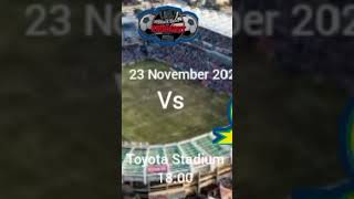 southafricanyoutuber the Fixtures of the Carling Black Label Cup Knockout today on 23112024 [upl. by Fergus]