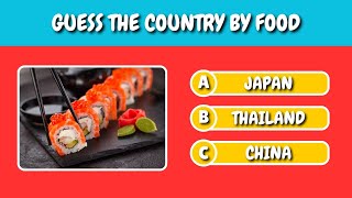 quotCan You Guess the Country of These Famous Dishes 🌍🍽️  Ultimate Food Quizquot [upl. by Cybil]