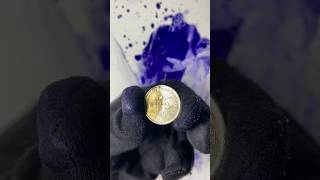 Civil aviation old coin cleaning youtubeshorts [upl. by Jess699]