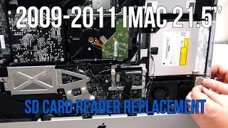 iMac SD Card Reader Replacement 2009 2010 2011 21 5quot Apple Dollars 16 [upl. by Britte]