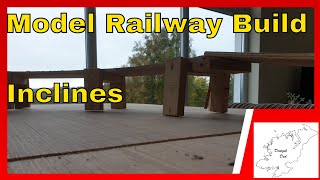 160 Model Railway Build  Building Inclines [upl. by Odlareg943]