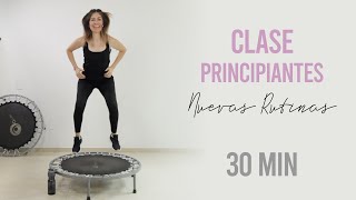 Clase para principiantes de Jumping Fitness o mini trampolín  Nuevas rutinas Clase 2 [upl. by Ailido265]