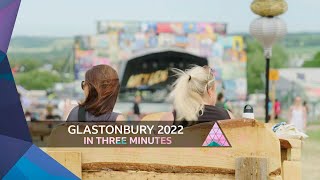 Glastonbury 2022 in three minutes [upl. by Annasor454]