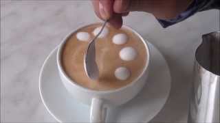 How To Make Latte Art  Tutorial 5 [upl. by Tressia322]