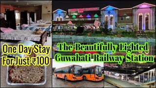 🚂GUWAHATI IRCTC RETIRING ROOM VLOG Dormitory  Exploring Bazaar amp Railway Station  Naveen Kumar [upl. by Rozalin]