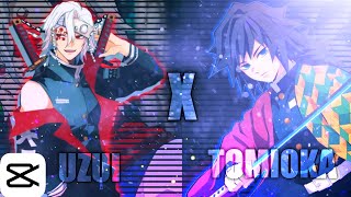 Uzui x Tomioka Edit  cpr x love game   Collab with norrawitc1683 [upl. by Ojeitak]