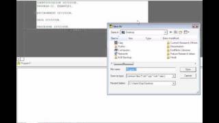 Compiling and Running COBOL Code in Net Express [upl. by Sitnerp]