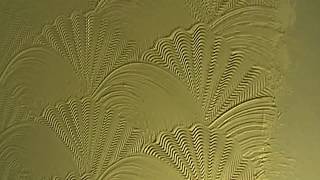 Brush Swirl Wall Texture Oyster Shell Comb Combination Artex Pattern [upl. by Atnaloj]