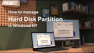 How to Manage Hard Disk Partition in Windows 11  ASUS SUPPORT [upl. by Pammie449]