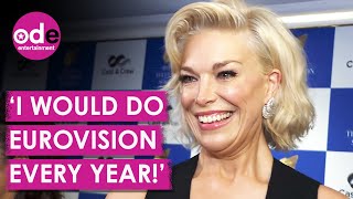 Hannah Waddingham Shares Her Priceless Reaction to Being Offered Eurovision Hosting Job [upl. by Ahsiela]