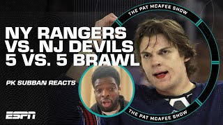 This is great for the game 🗣️  PK Subban on RangersDevils brawl amp rivalry  The Pat McAfee Show [upl. by Arrio]