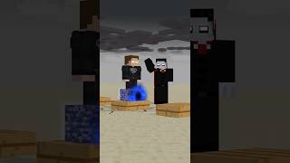 SuperBrine Jumping with Bigger and Bigger Bedrock Challenge minecraft shorts herobrine [upl. by Virendra]