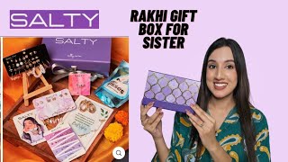 SALTY Gift Box Unboxing🔥 Perfect Rakhi Gift For Your Sister😍 saltyaccesories [upl. by Elleon]