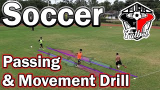 Soccer Drill  Passing and Movement Drill [upl. by Ham]