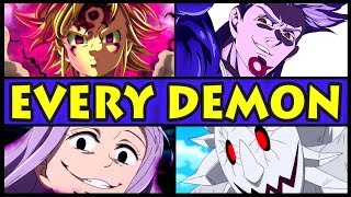 Every Demon RANKED from Weakest to Strongest Seven Deadly Sins  Nanatsu no Taizai All Demons [upl. by Washko115]