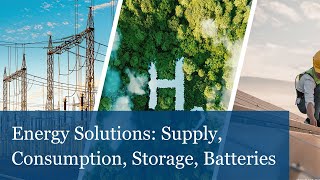 Energy Solutions 3 Supply Consumption Storage Batteries [upl. by Isborne]