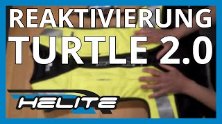 🏍🛠Helite  Reaktivierung TURTLE 20  Reißleine einsetzen und tauschen der Kapsel [upl. by Ellenid]